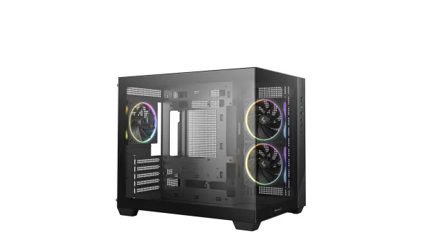Kucište DeepCool CG330/Micro-ATX/ITX/ATX PS2/SFX/SFX-L/bez napajanja/kaljeno staklo/ARGB/crna