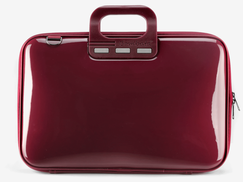 Torba BOMBATA Vernice 15,6/16 Borgogna Red