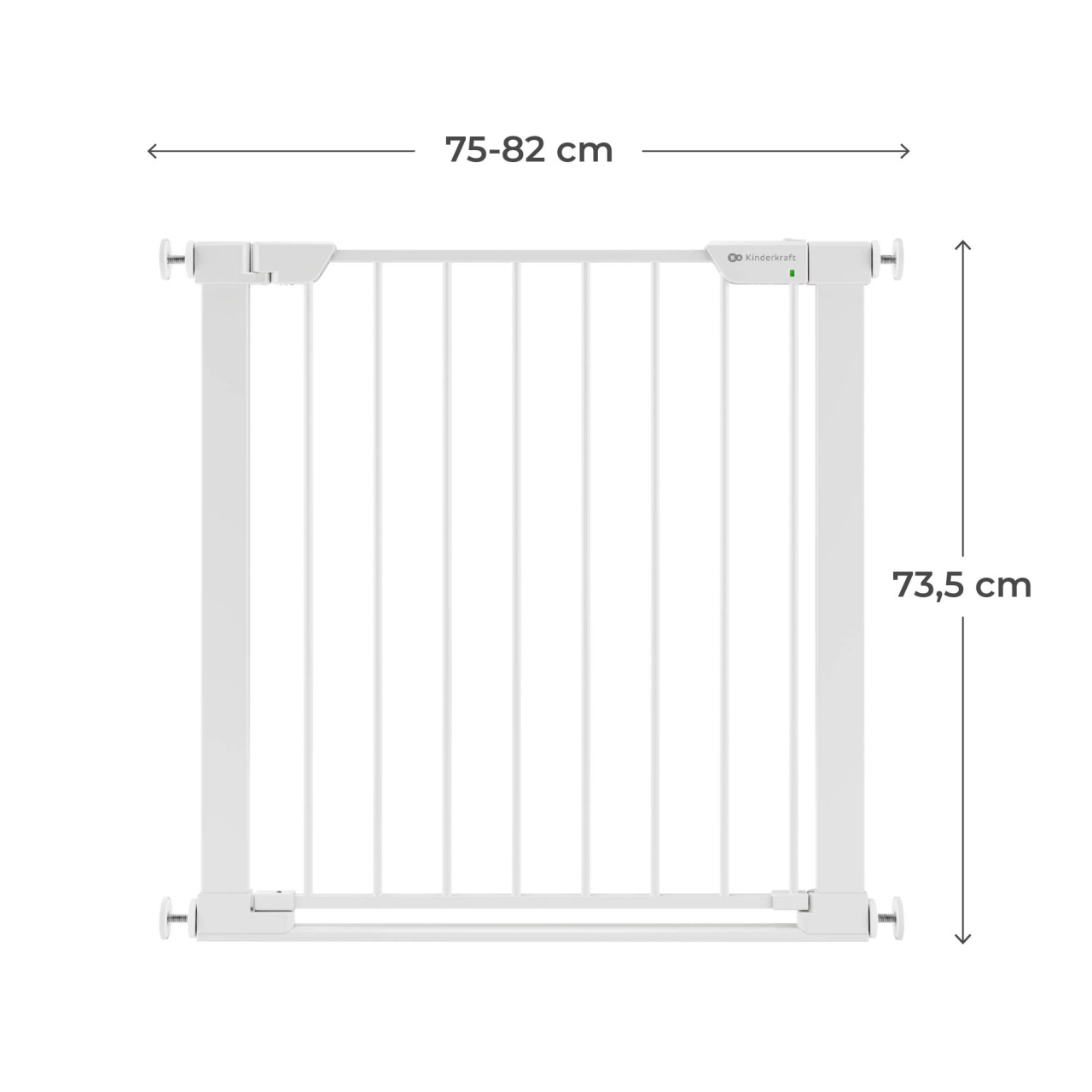 KINDERKRAFT ZAŠTITNA OGRADICA SAFE SNAP WHITE