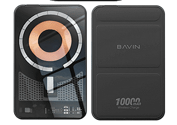 Bavin Magnetic Power Bank 10000mAh 22.5W crna