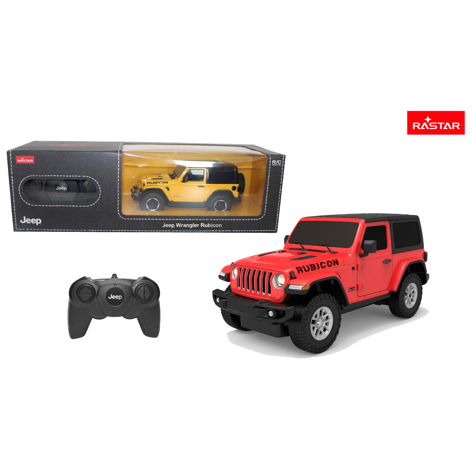 RASTAR PLASTIČNI AUTIĆ NA DALJINSKO UPRAVLJANJE 1:24 JEEP WRANGLER RUBICON VIŠE