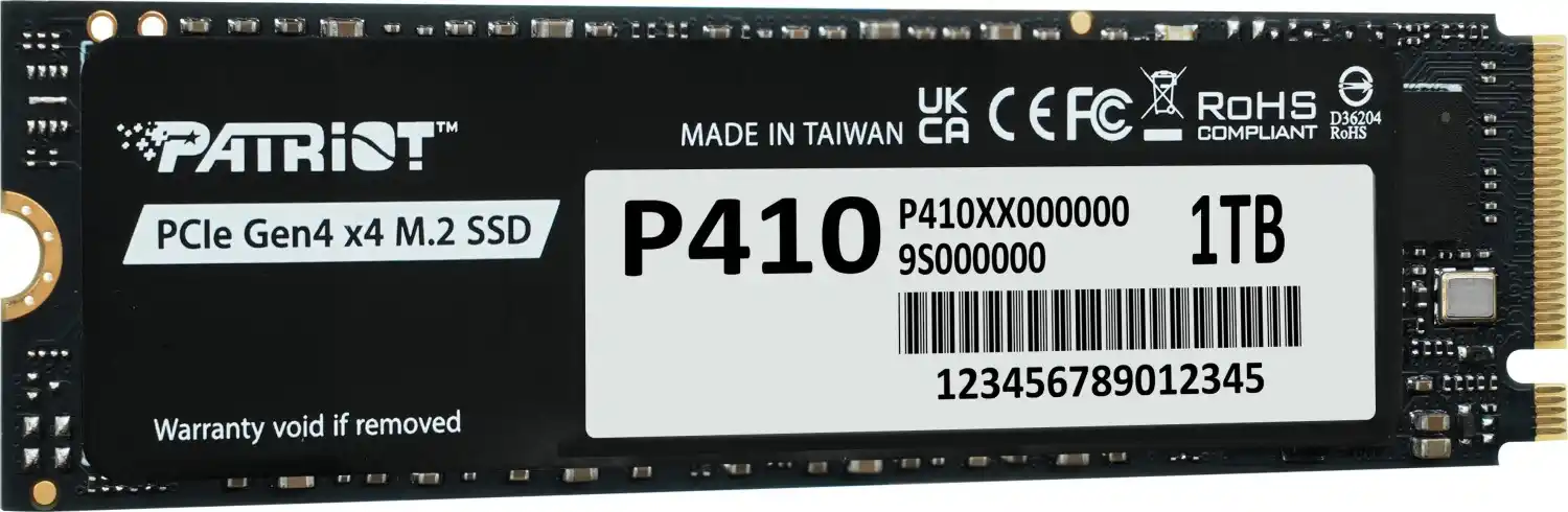 SSD M.2 NVMe 1TB Patriot P410 5000MBS/4500MBS P410P1TBM28H