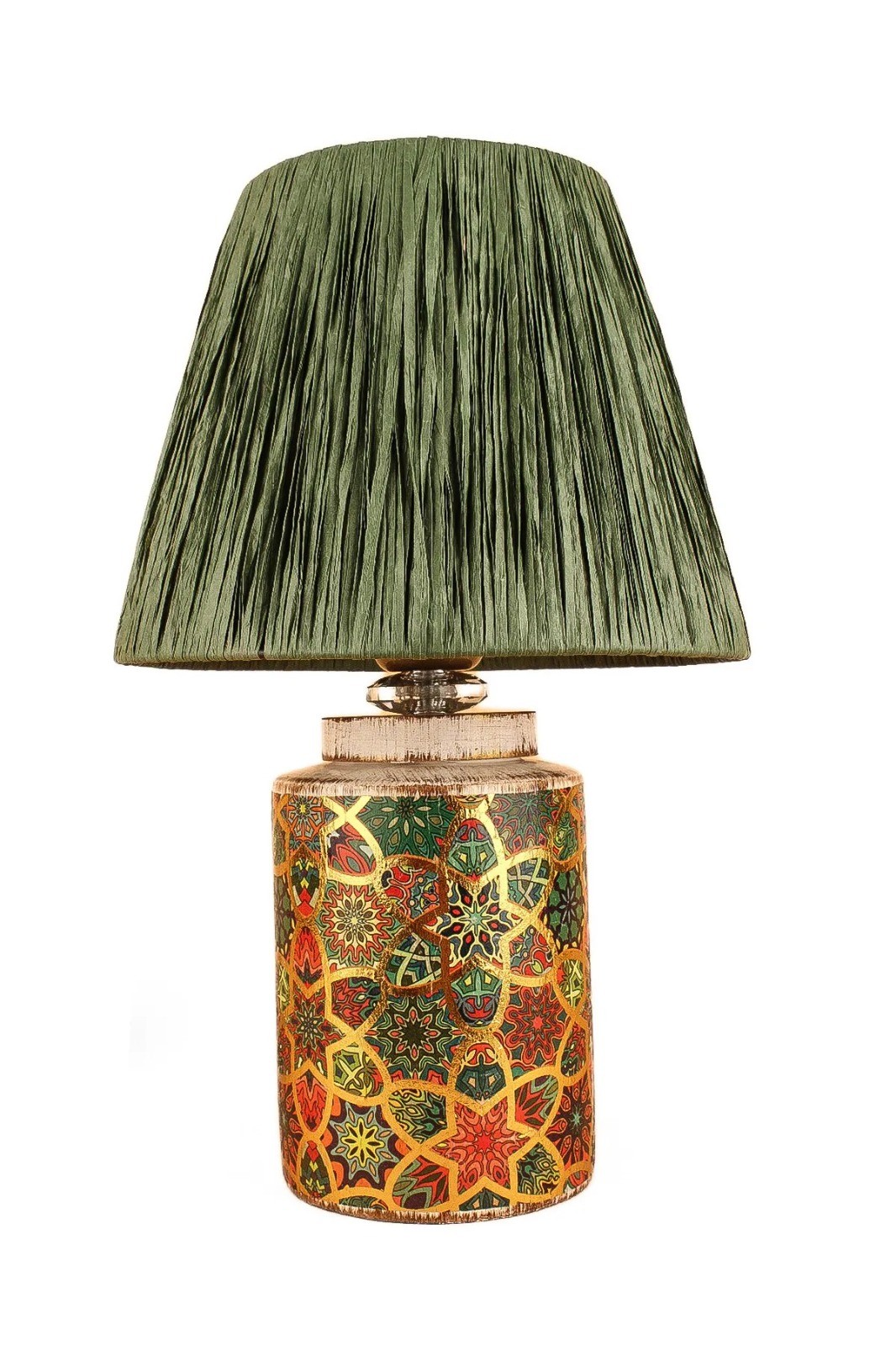 Stona lampa YL683 Zelena