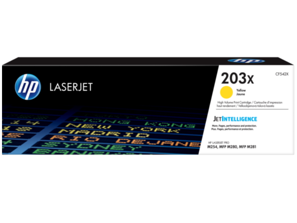 Toner HP 203X/žuta
