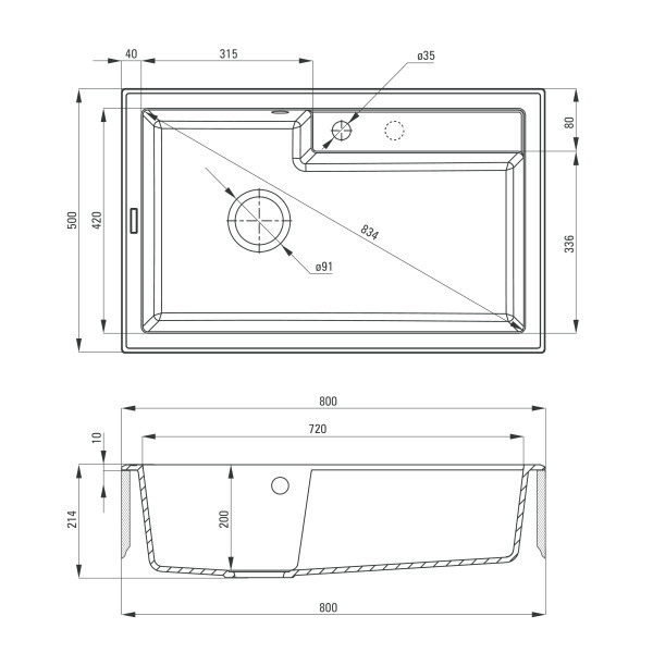 Deante ERIDAN sudopera ZQE T10B