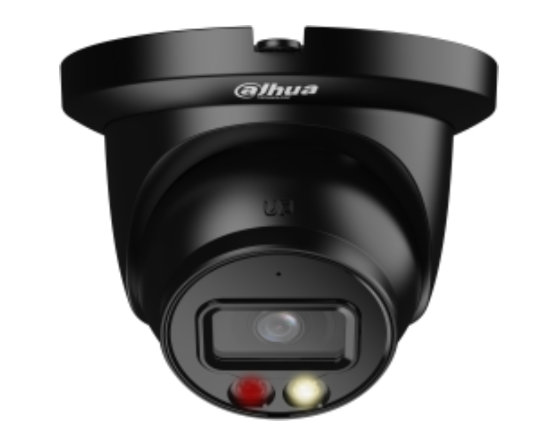IPC-HDW2849TM-S-IL-0280B-BLACK 8MP Smart Dual Light Fixed-focal Eyeball WizSense Network kamera crna