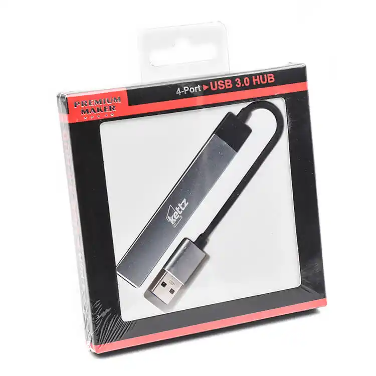 USB Hub 4 port Kettz 3.0 HUB-K404