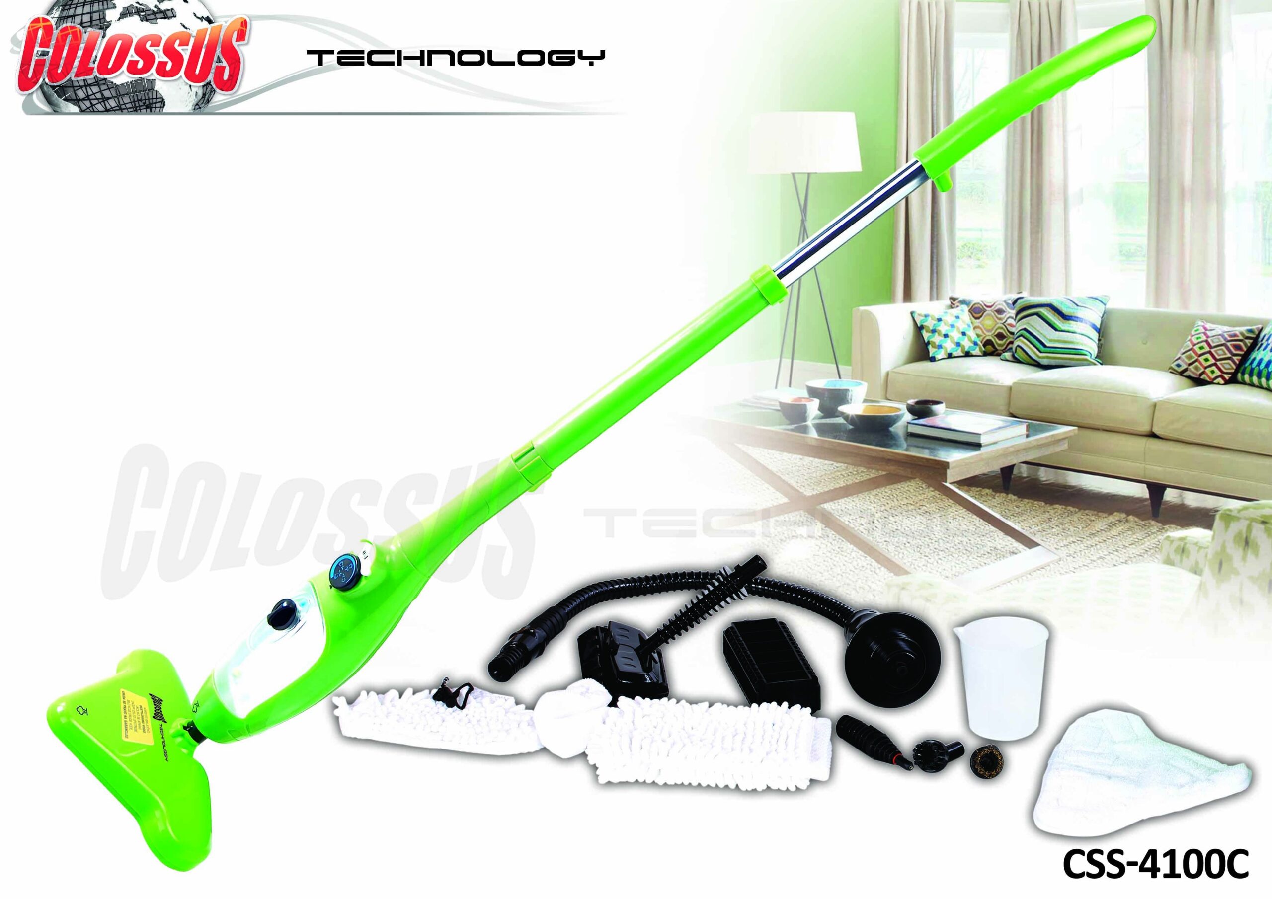Mop paročistač 5u1 Colossus + dodaci gratis CSS-4100c