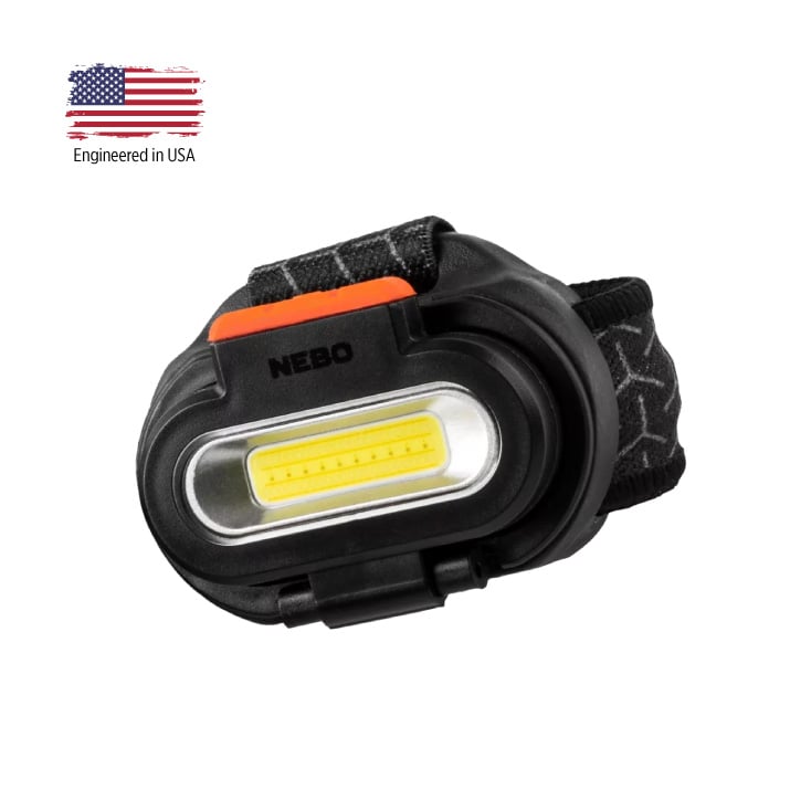 LED naglavna punjiva lampa NEBO EINSTEIN 1500