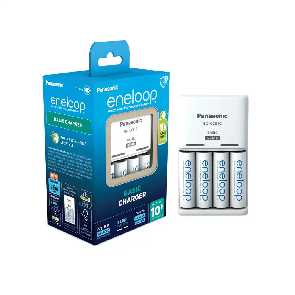 Punjač za baterije Panasonic Eneloop BQ - CC51E