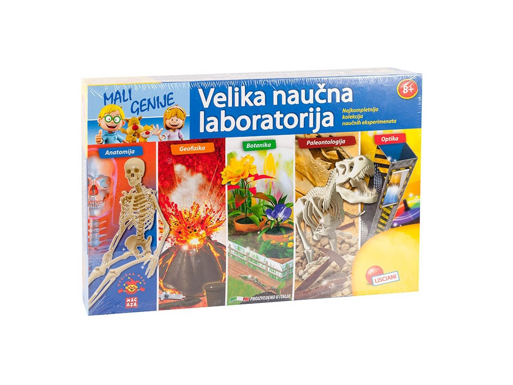 LISCIANI MALI GENIJE EDUKATIVNA IGRA VELIKA NAUCNA LABORATORIJA