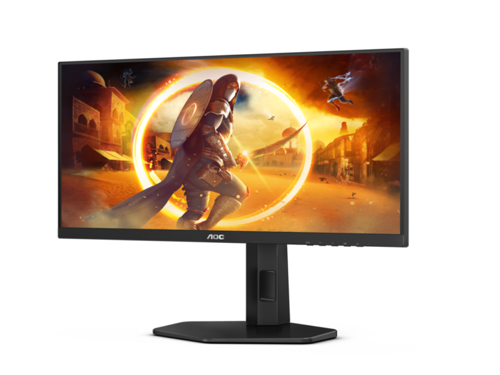 Monitor AOC 24G4X 23,8"/IPS/1920x1080/180Hz/1ms GtG/HDMIx2,DP,/Gsync,freesync/pivot,visina/crna