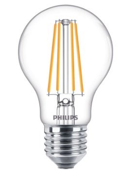 LED sijalica classic Philips 8,5W(75W) E27 WW 2700K A60 CL ND RFSRT/4