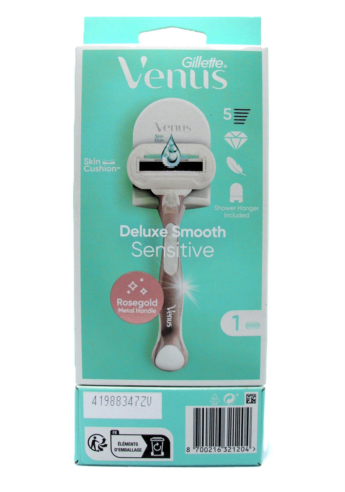 GILLETTE VENUS APARAT+1 DOPUNA DELUXE SMOOTH SENSITIVE