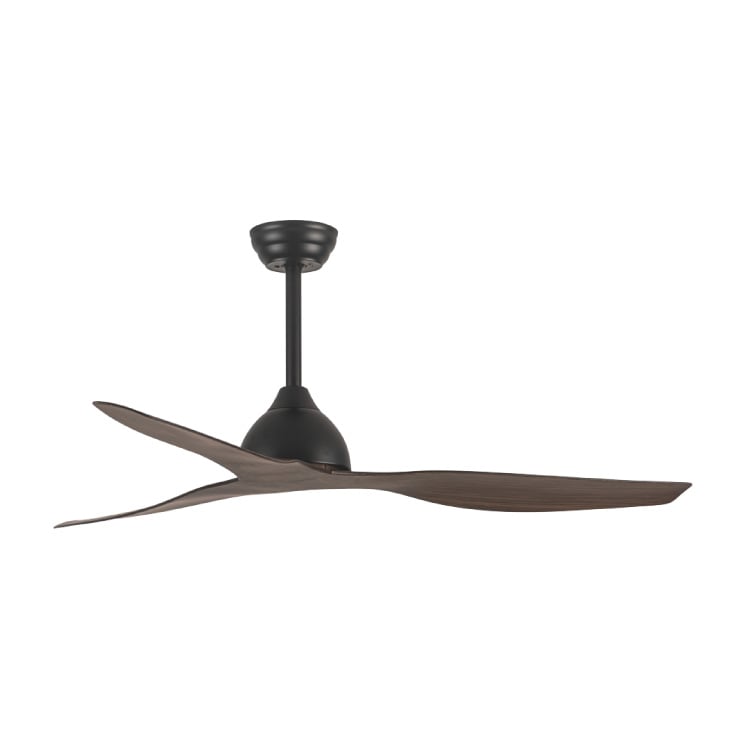 Plafonski ventilator sa daljinskim upravljačem, 132 cm, 30W, tamna boja drveta
