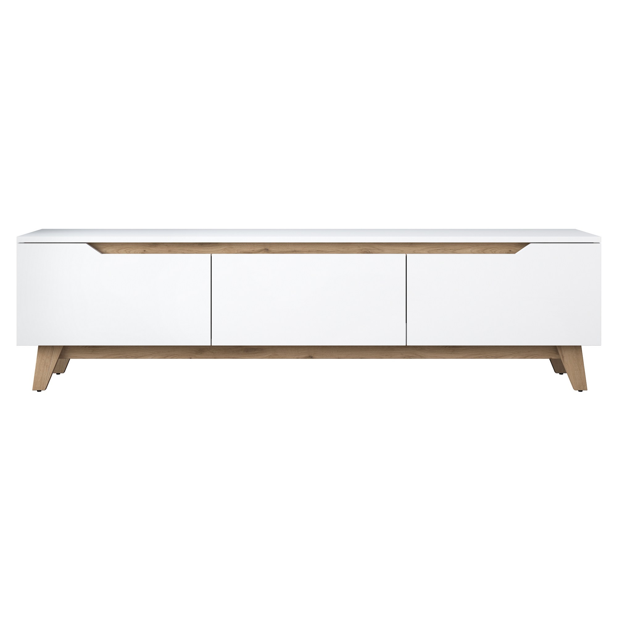 TV komoda D1 - 2472 Bela, Orah