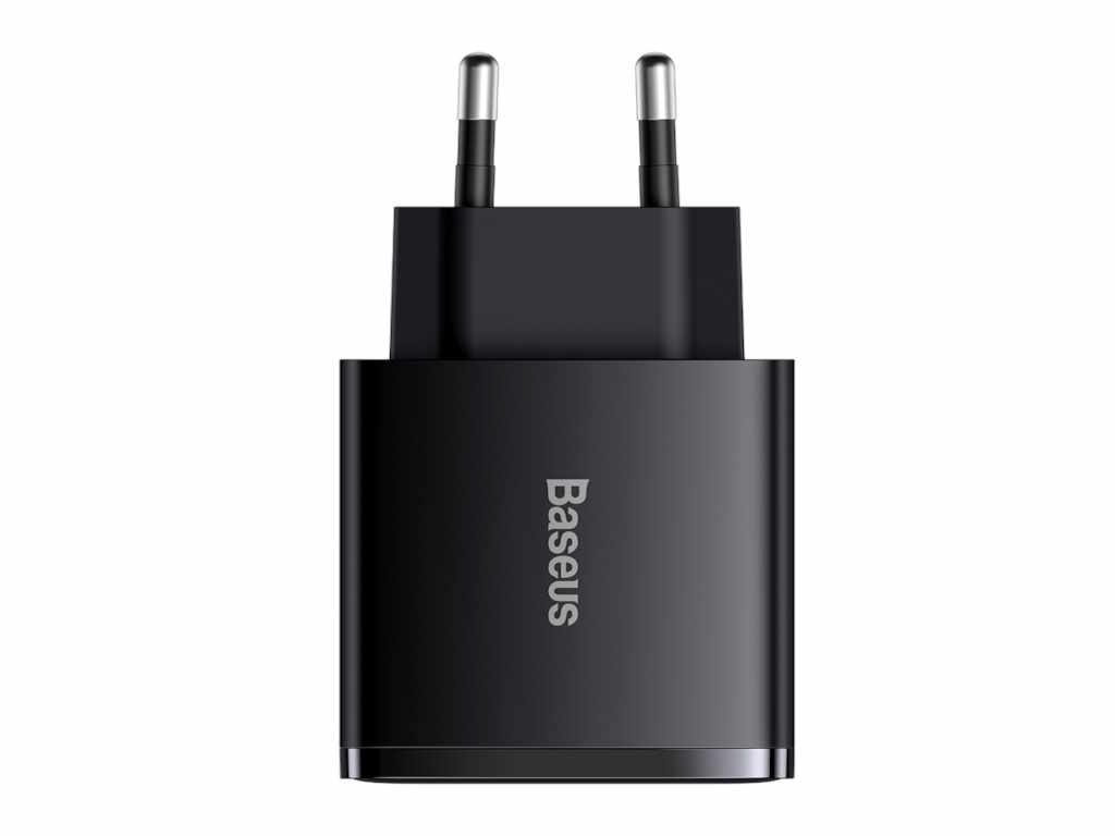 Brzi Punjac BASEUS Compact Quick Charger 2U+C/30W/crna