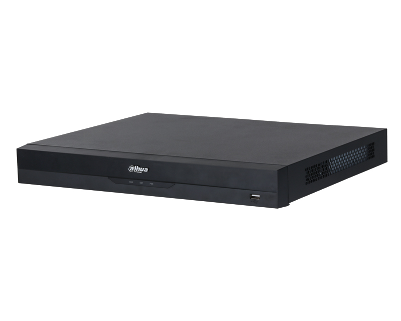 NVR4216-16P-EI 16CH 1U 16PoE 2HDDs WizSense Network Video Recorder