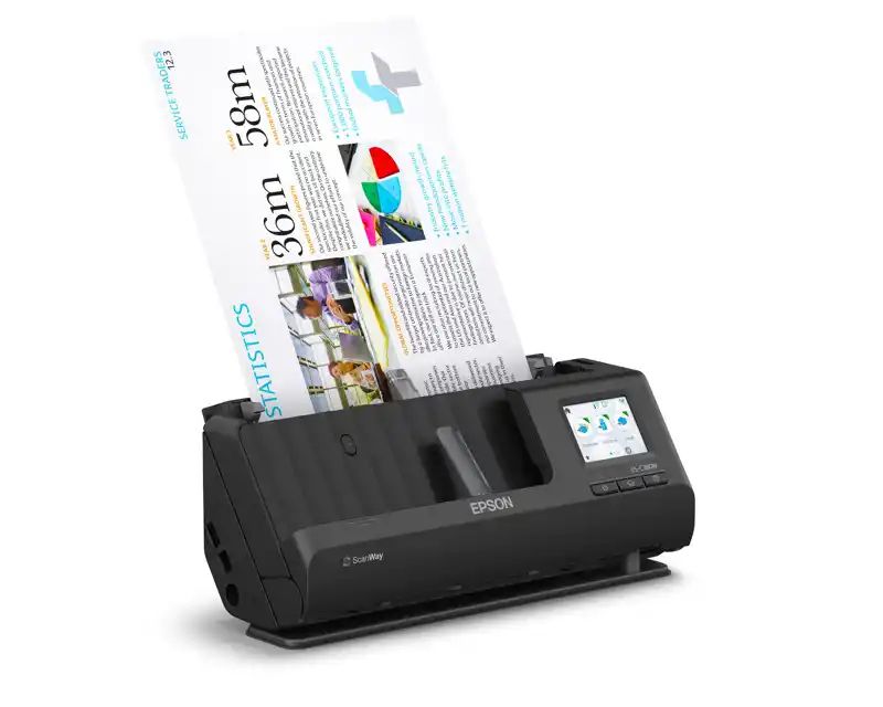 Skener Epson WorkForce ES-C380W  A4/ADF/dulpex/30 ppm/60ipm/600dpi/WiFi/USB 2.0