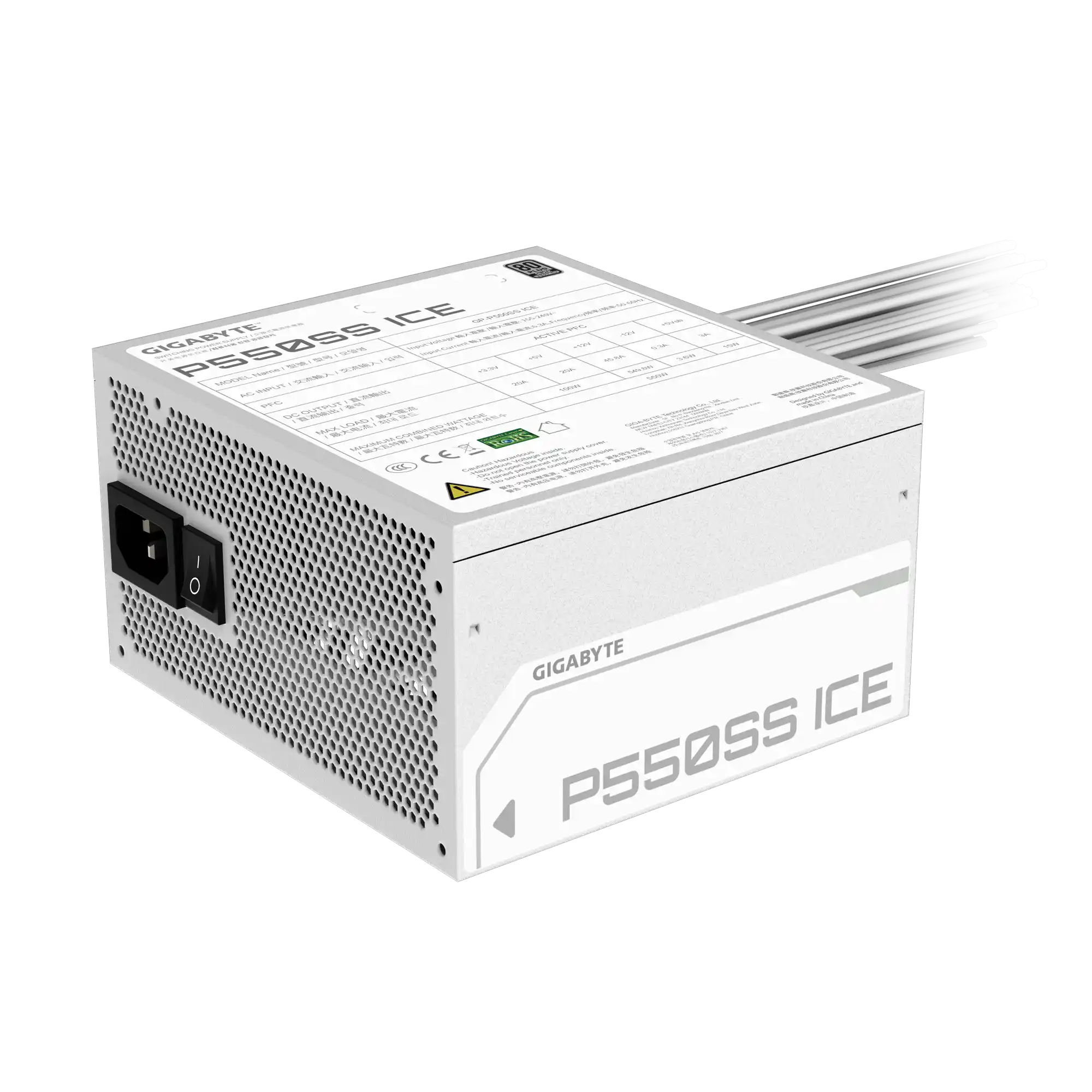 Napajanje 550W Gigabyte GP-P550SS Ice Silver