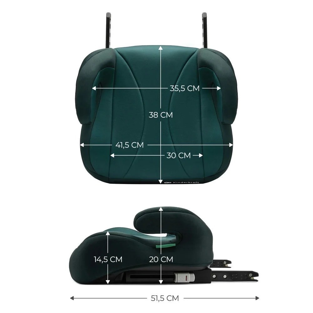 KINDERKRAFT BUSTER I-BOOST 135-150CM GREEN