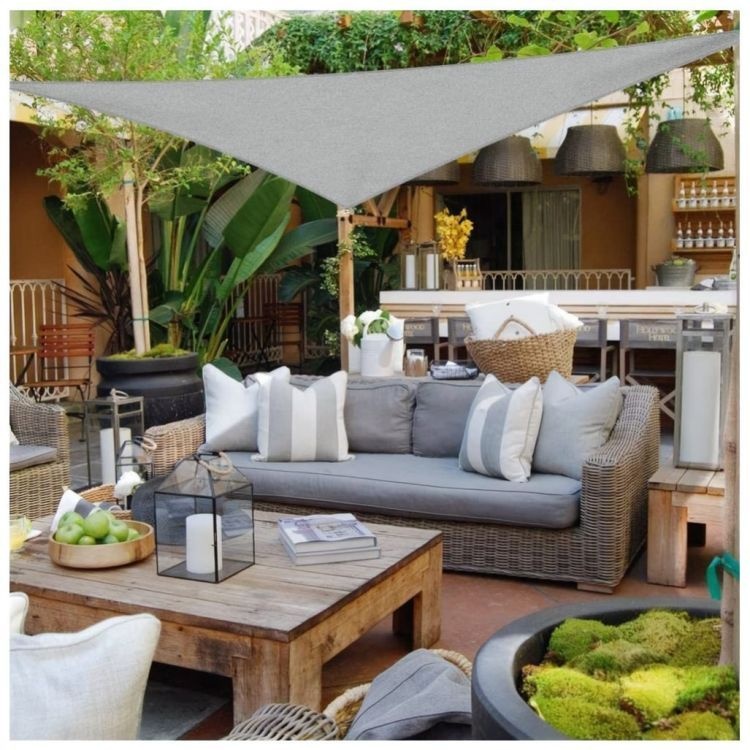 Solarno trouglasto jedro 5x5x5m Gray ModernHome