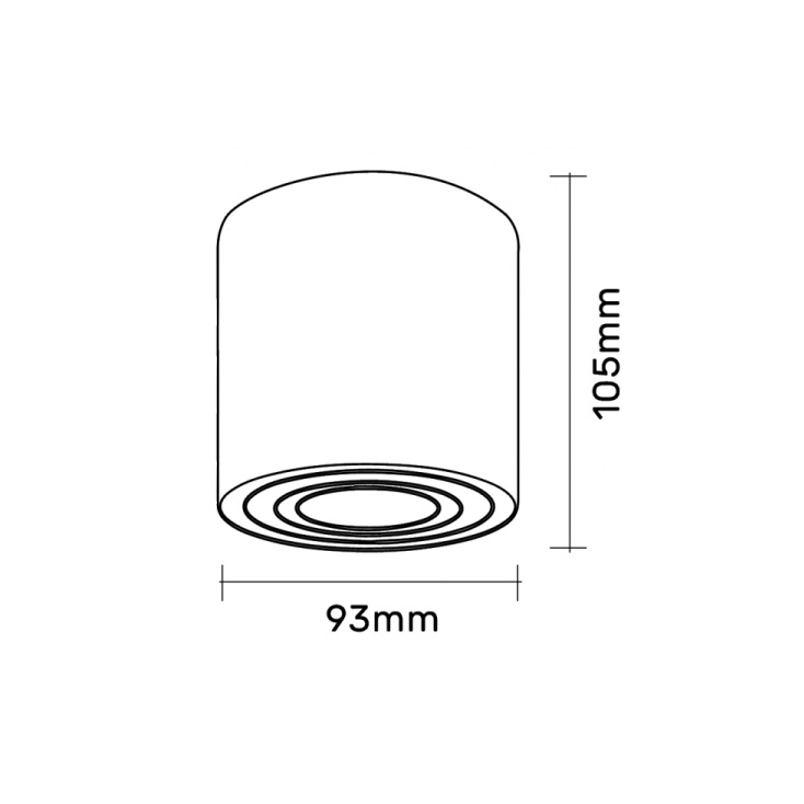 Spot lampa 1xGU10