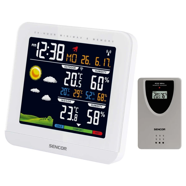 Smart meteorološka stanica SENCOR SWS 5600 bela
