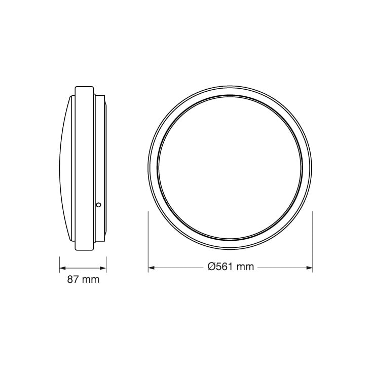 OSRAM LED plafonjera 56cm 72W 4000K IP20