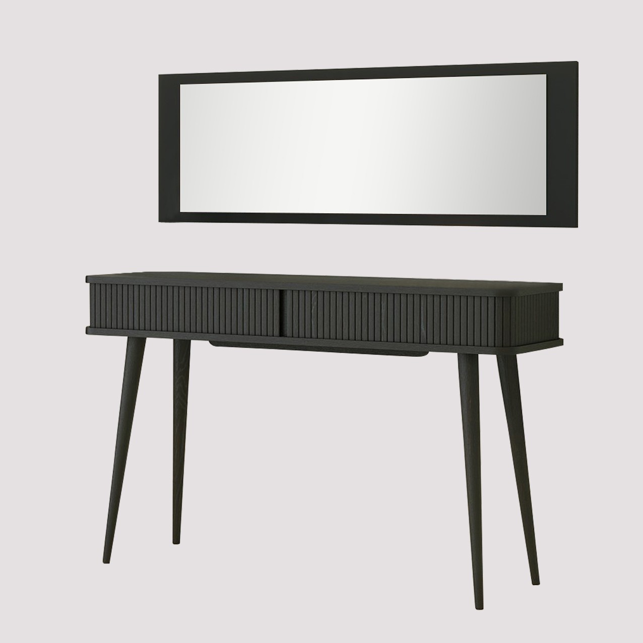 Ogledalo Basic - 40x120 - Bronzana, Crna