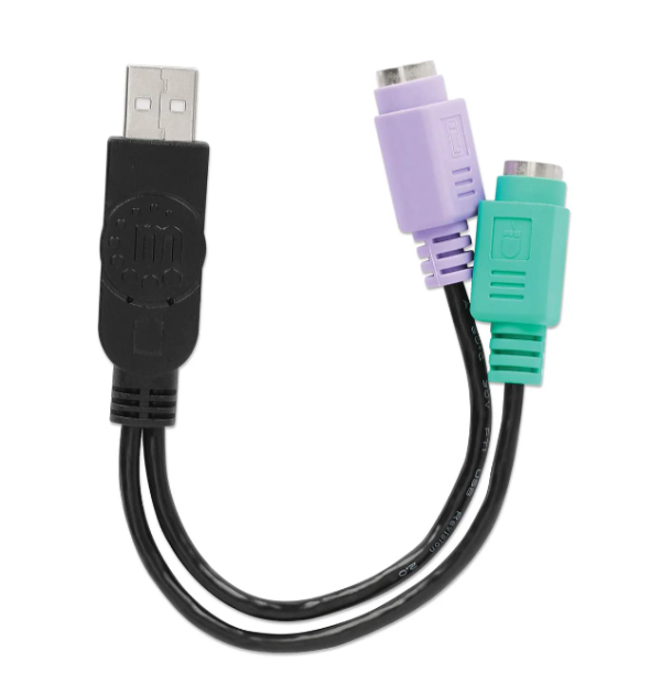 USB adapter Manhattan 179027 USB 2.0 - 2x PS/2