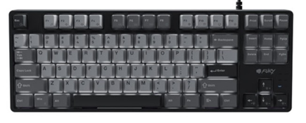 FURY Keyboard Gaming Backlight Kanabo K2 TKL Black-Gray