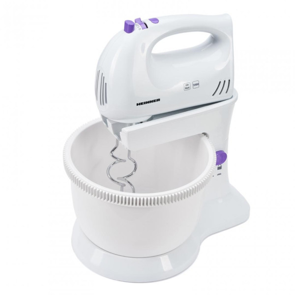 Mikser sa posudom HEINNER HMB-350UV 2,5l/300W/5 brzina/Beli