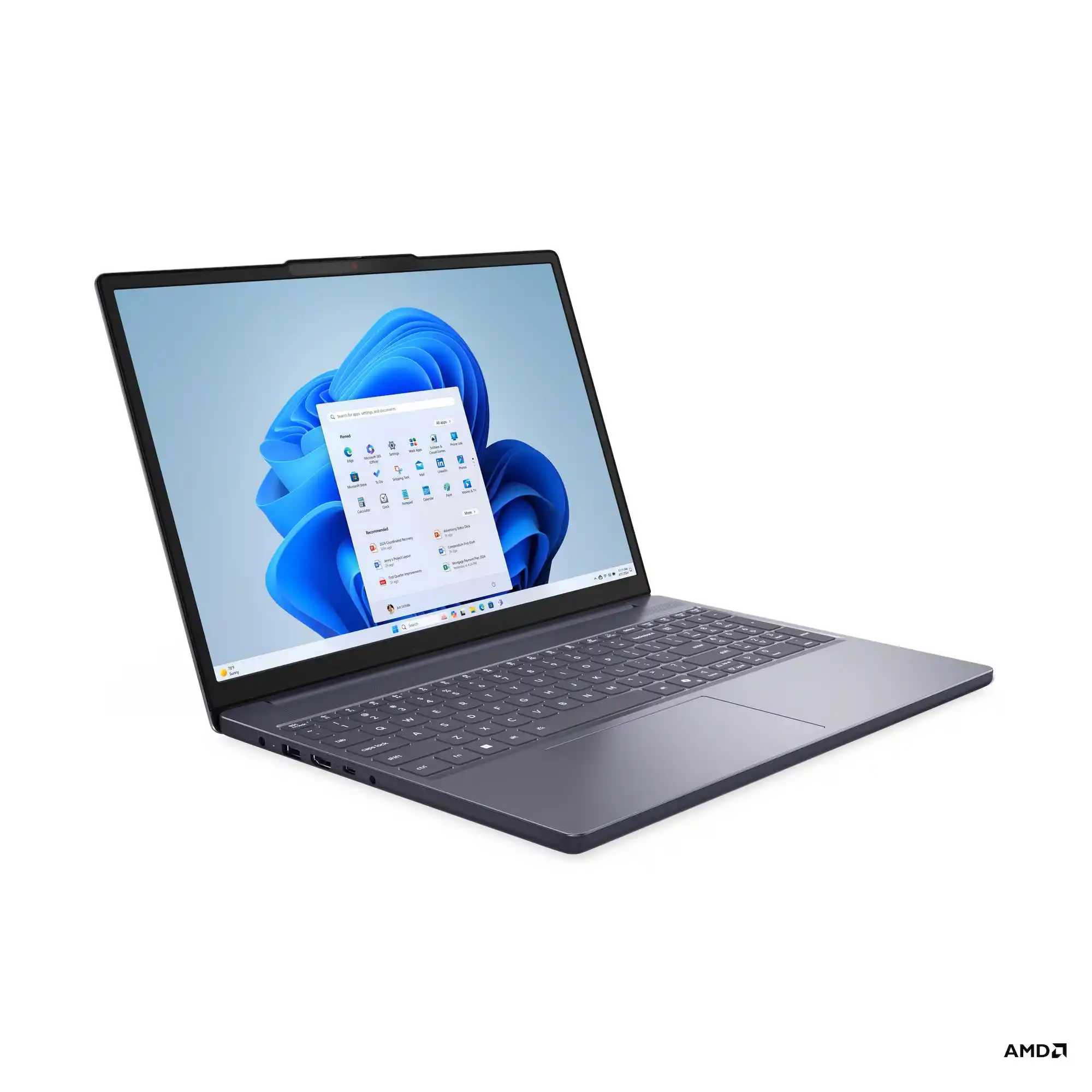 Laptop LENOVO IdeaPad Slim 3 15ARP10 DOS/15.3" WUXGA/Ryzen 5-7533HS/16GB/512GB/BKLT SRB/siva