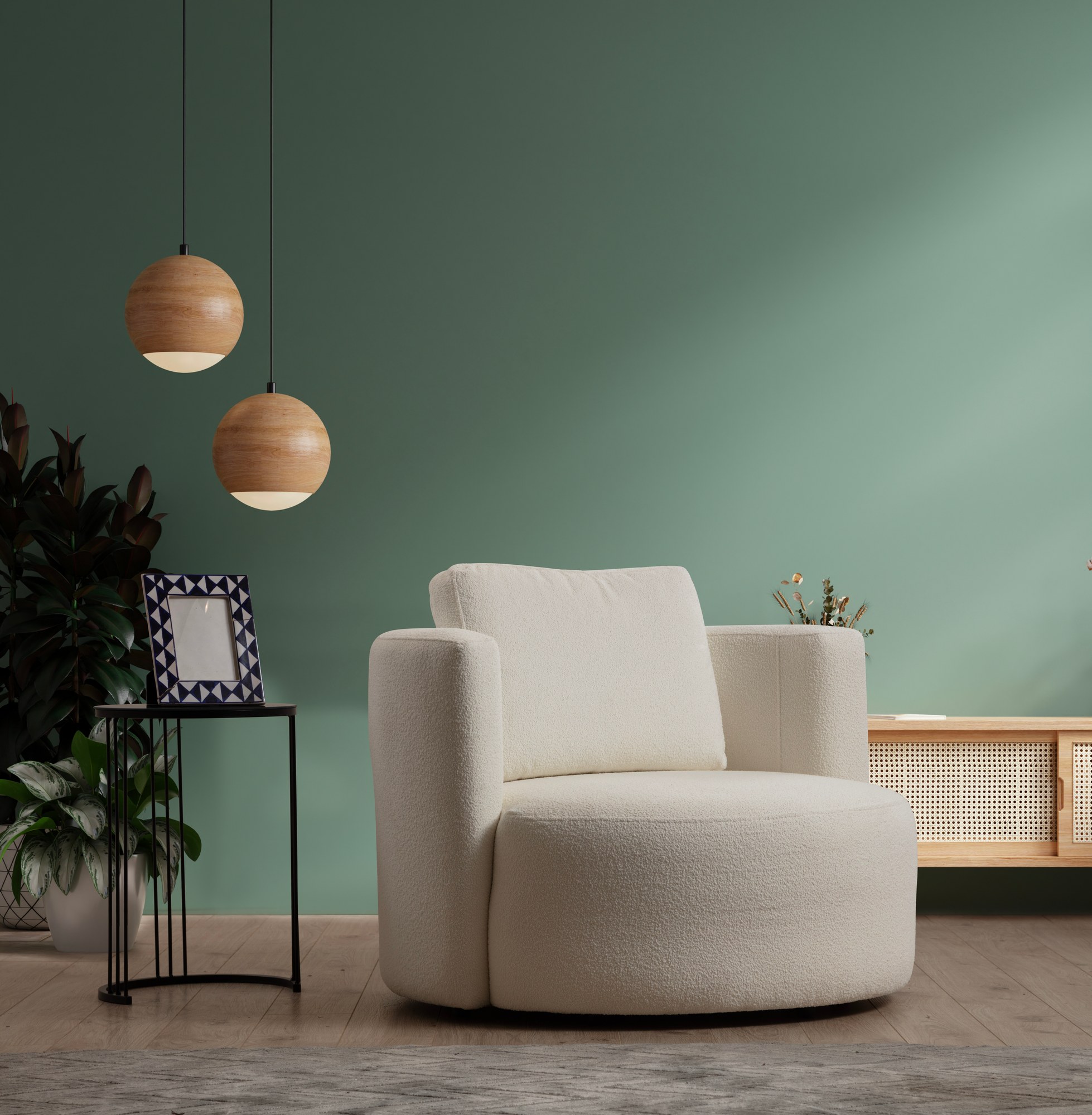 Fotelja Asos Cream - Wing Krem