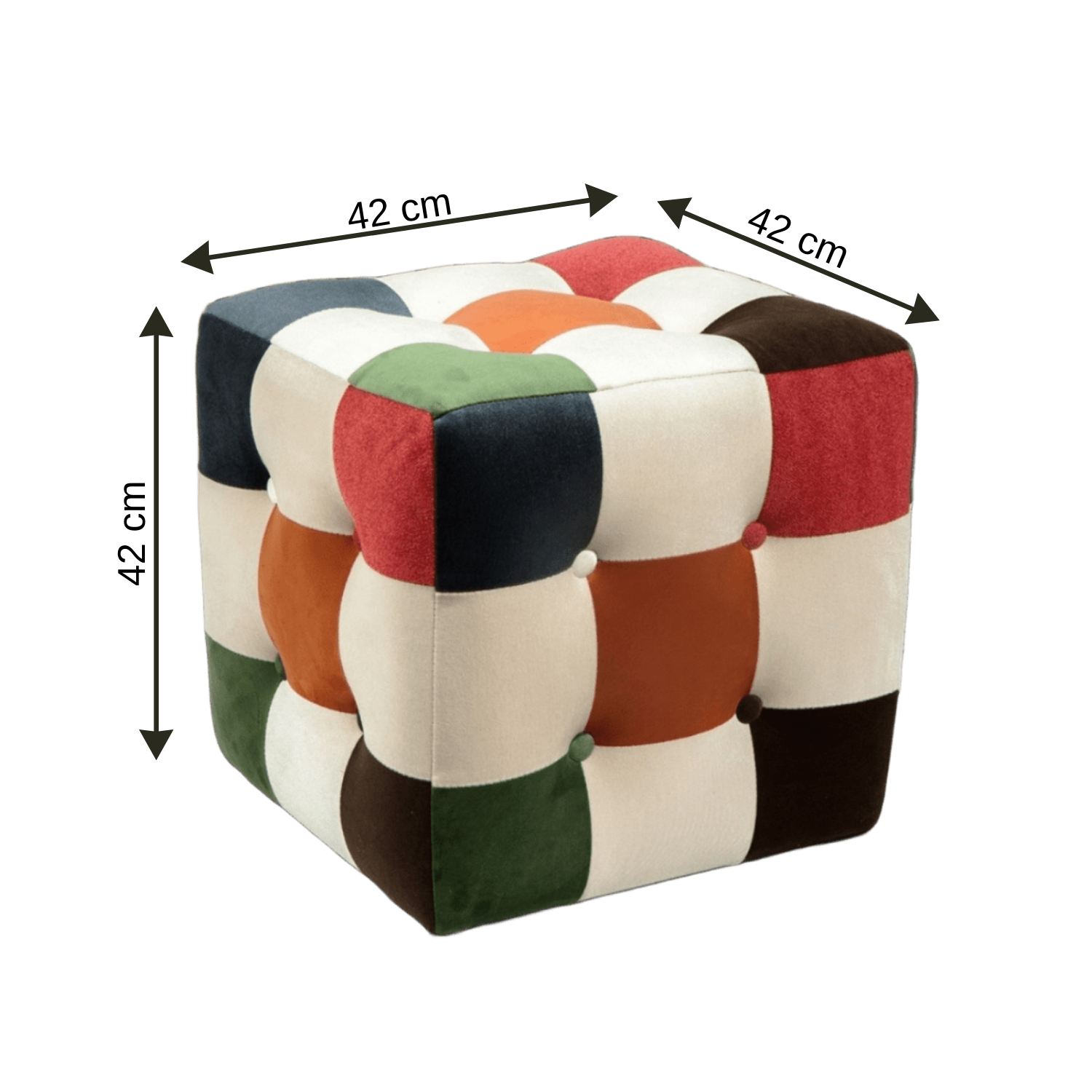 Tabure Patchwork Višebojna