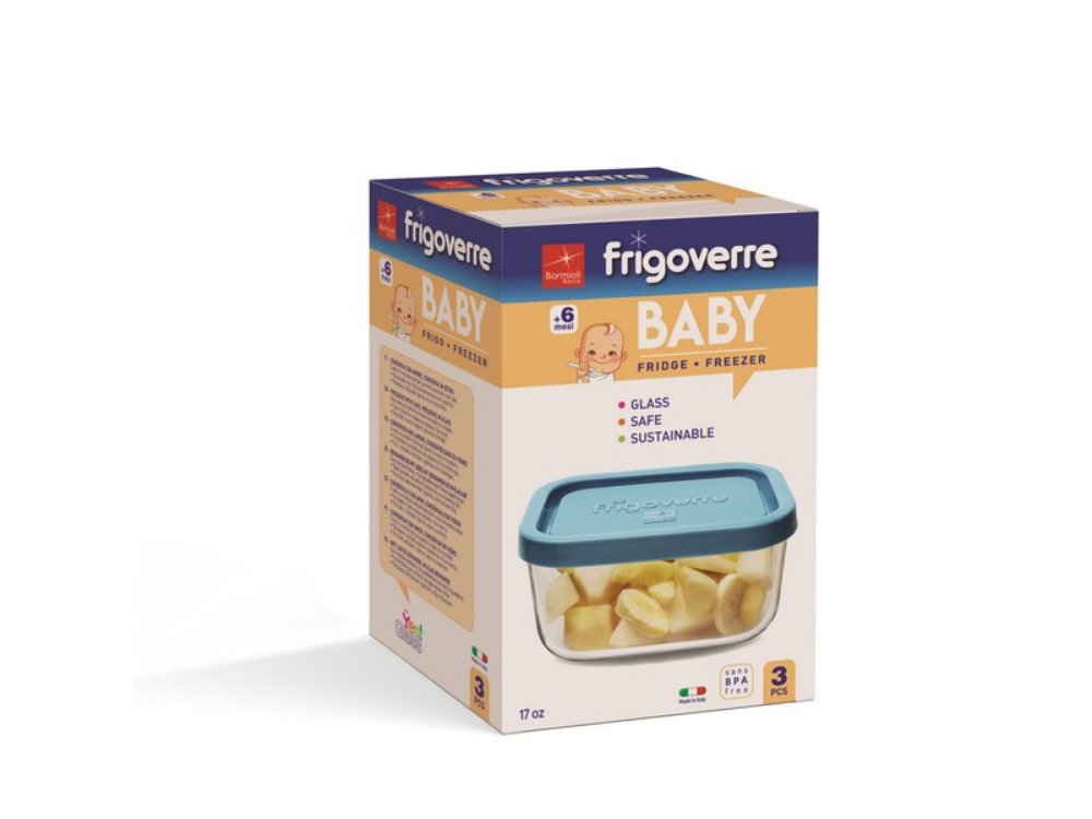 Staklena posuda BORMIOLI Frigoverre system 3/1 17cl 10x7 cm 3350180G