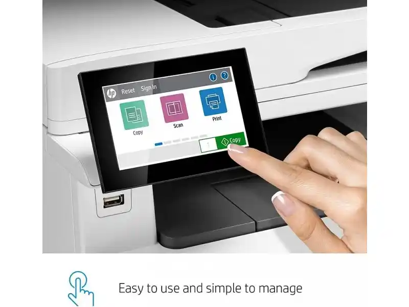 MFP HP Color LaserJet Enerprise M480f 600x600/27ppm/2GB/Duplex/ADF/Fax/LAN, Set tonera 415/6, 3QA55A