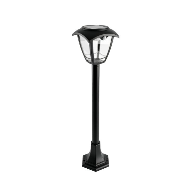 EUROLAMP solarna lampa sa senzorom pokreta, 3W, 400lm, crna