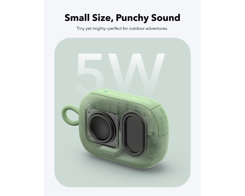 Soundcore Select 4 Go prenosivi bluetooth IP67 zvučnik zeleni