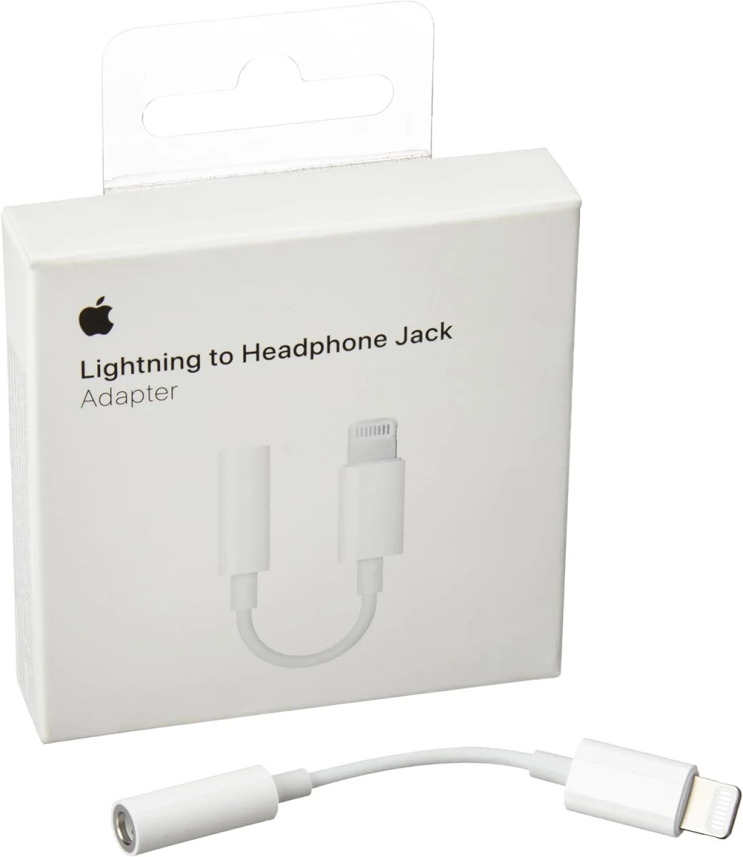 Apple Stereo adapter 3,5mm/Lightning bela