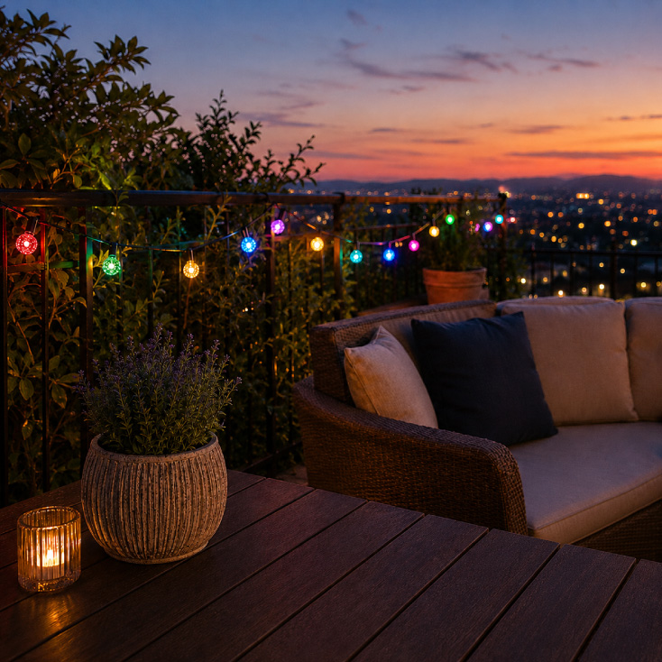 Solarni LED niz 5.5 m, 35 lampica