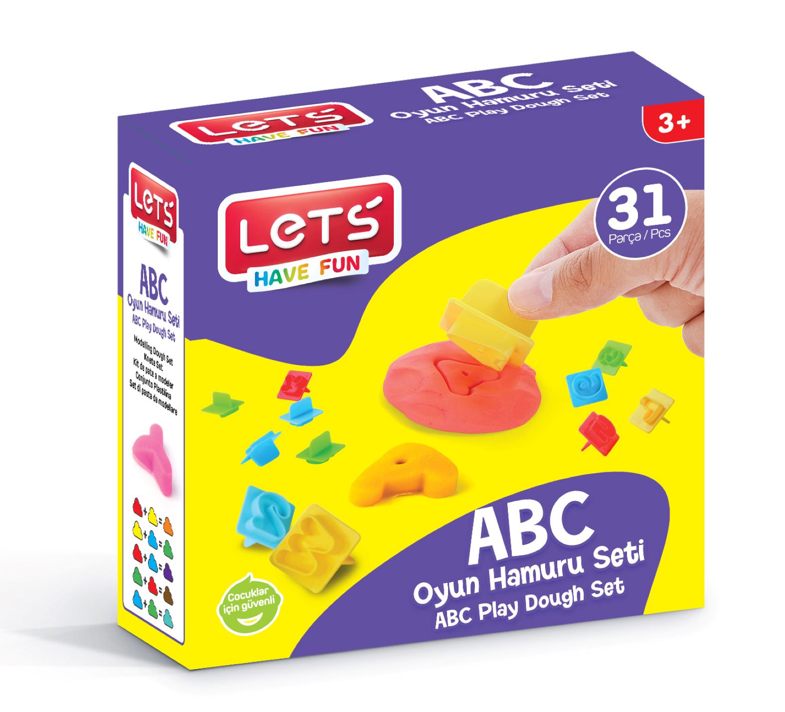 ABC SET ZA IGRU SA 25 MODLE -SLOVA , 8 BOJA