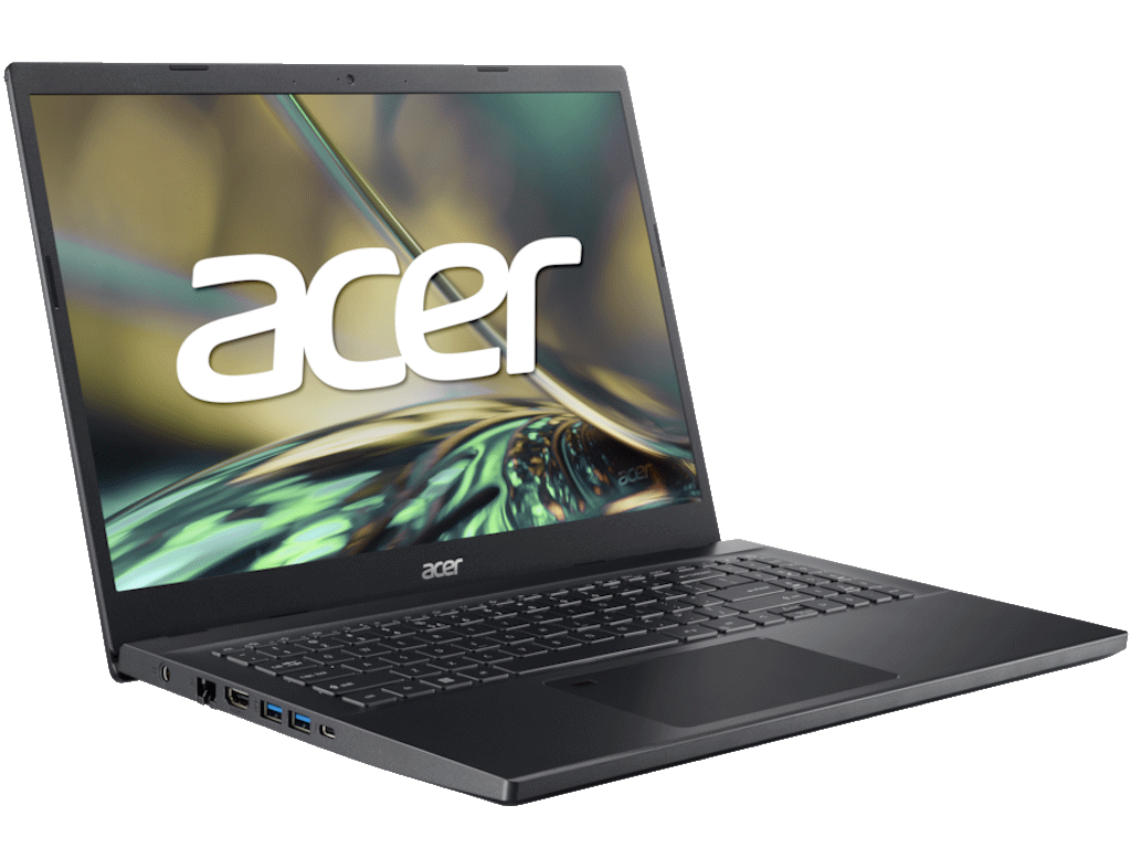 Laptop ACER Aspire 7 A715-76G DOS/15.6" FHD IPS/ i5-12450H/16GB/512GB SSD/RTX 2050-4GB/FPR/backlit