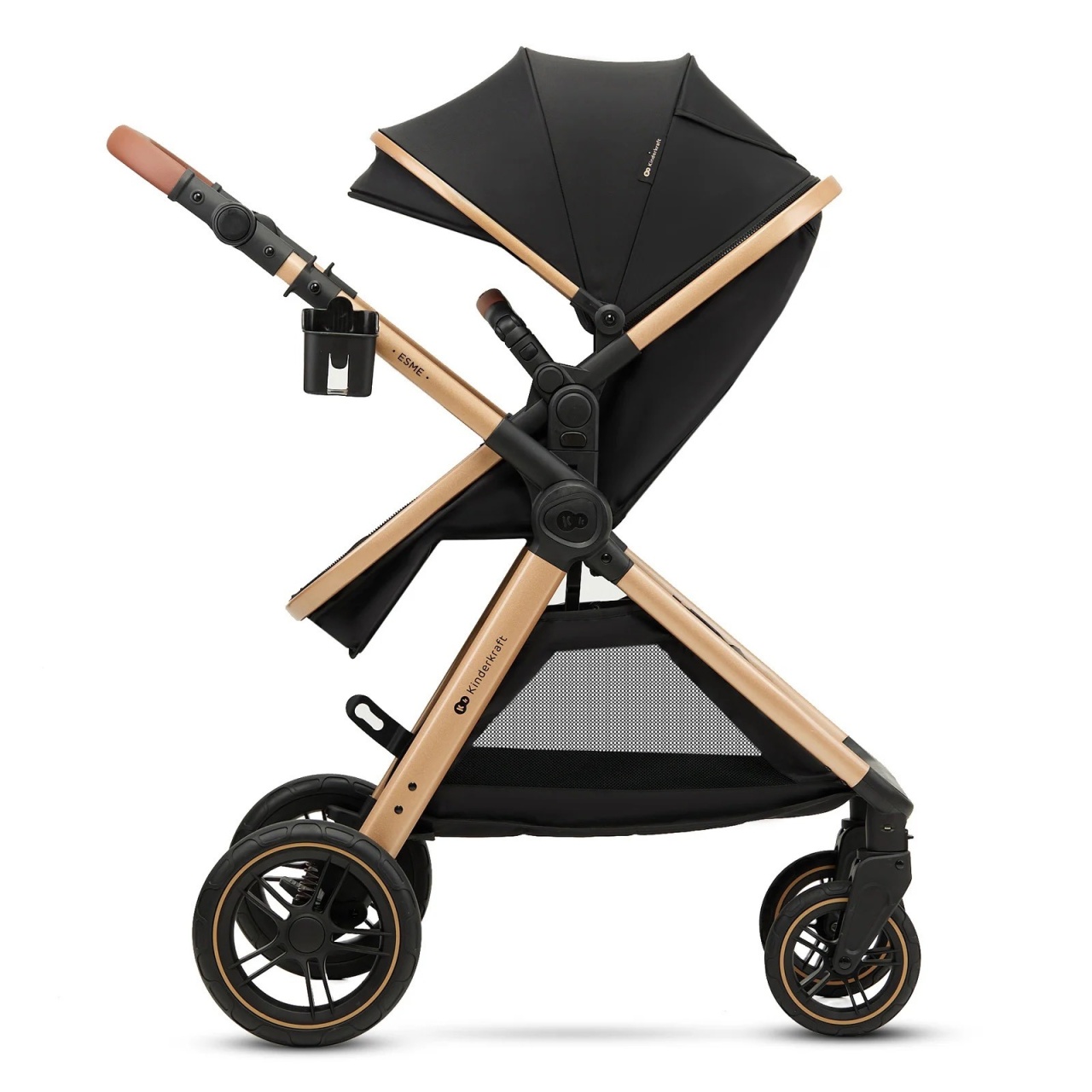 KINDERKRAFT ESME KOLICA 3U1 PURE BLACK