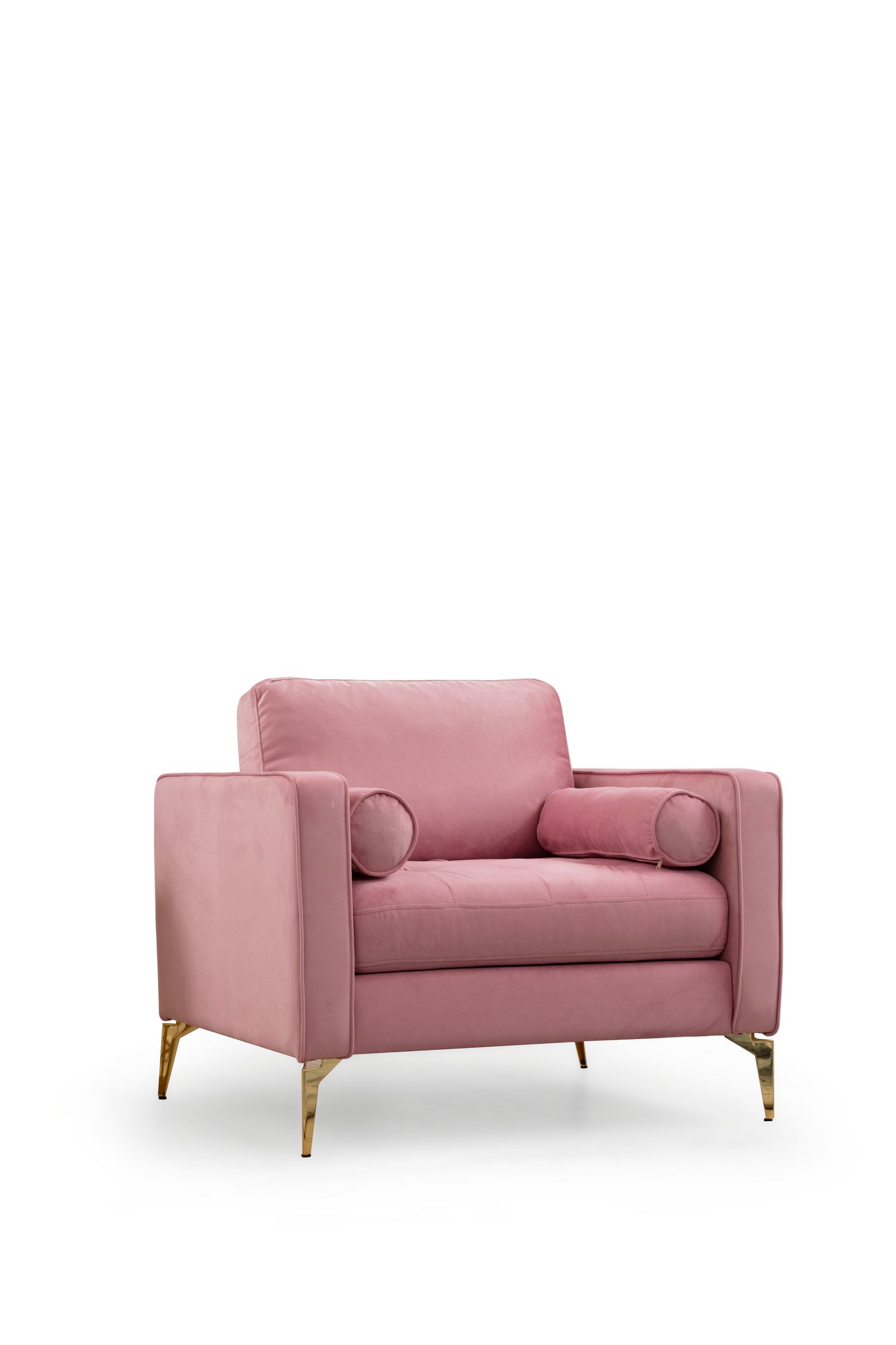 Fotelja Rome - Roze Puder roze
