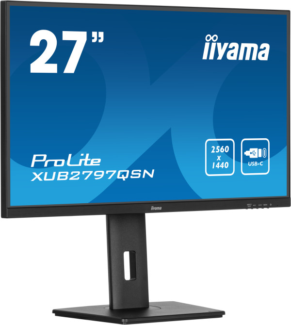 Monitor 27" Iiyama XUB2797QSN-B2 IPS 2560x1440/100Hz/1ms/HDMI/DP/USB/zvučnici