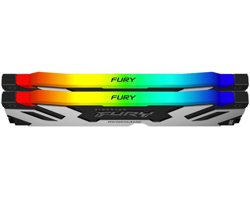 DIMM DDR5 48GB (2x24GB kit) 8000MT/s KF580C38RSAK2-48 FURY Renegade Silver RGB XMP
