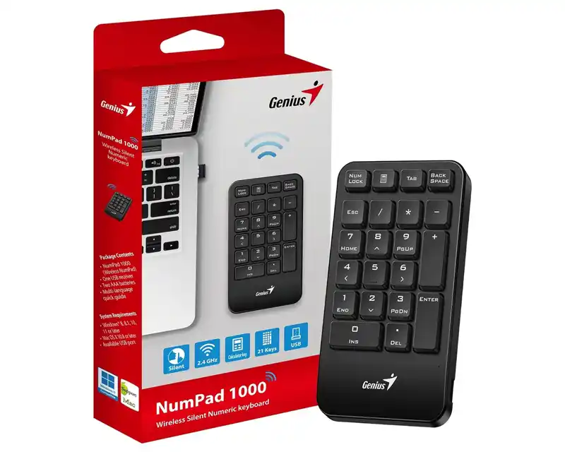 Bežična numerička tastatura Genius Numpad 1000