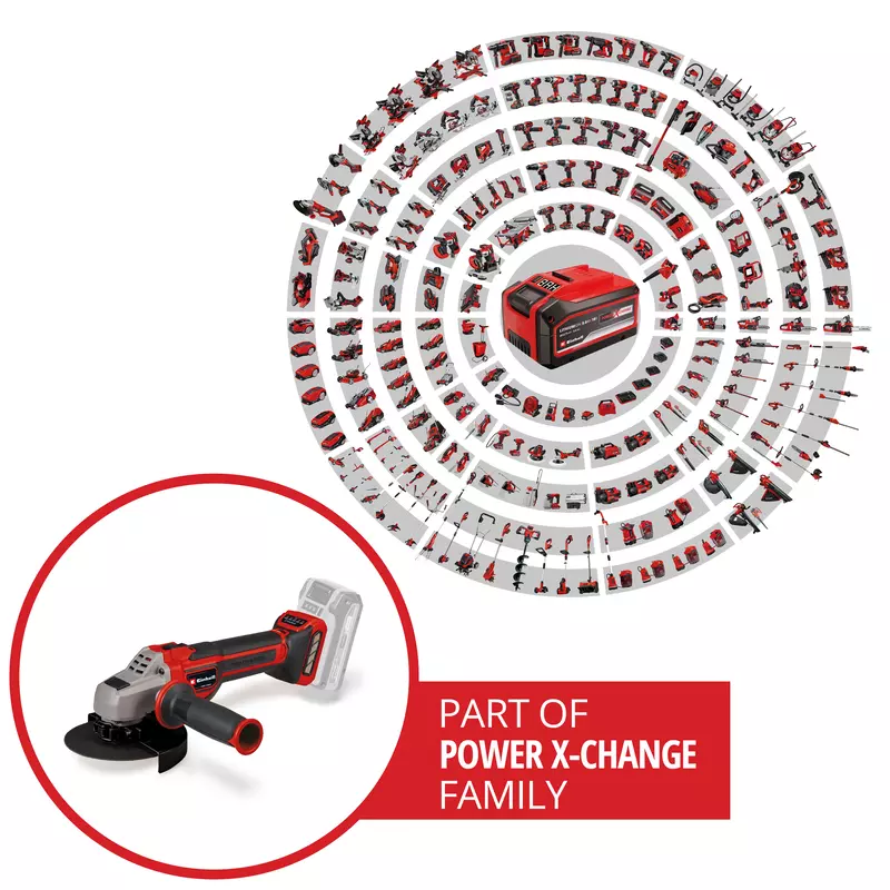 Einhell TP-AG 18/125 CE Q Li - Solo Akumulatorksa brusilica